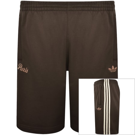 adidas Originals Paris KC Shorts Brown | Mainline Menswear gb